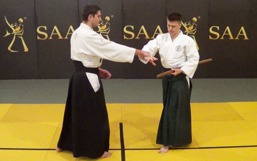 SAA Edward Suomin Aikido Omote Entrance Principe for Ikkyo